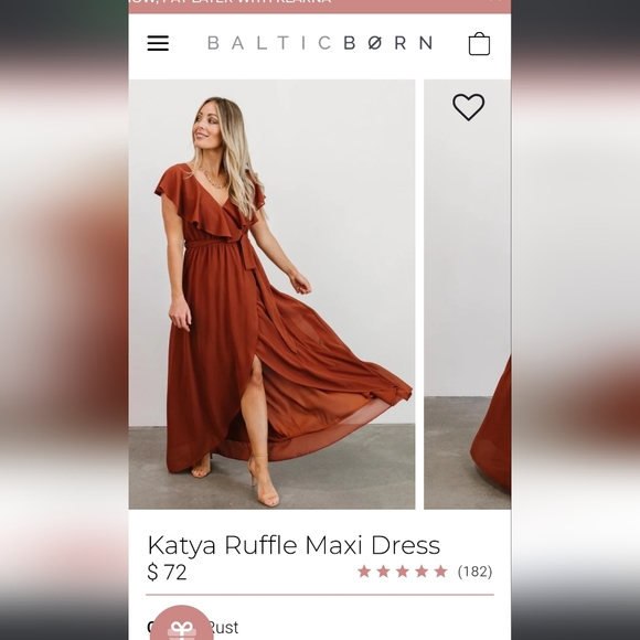 Maxi dress- never worn - Picture 3 of 3